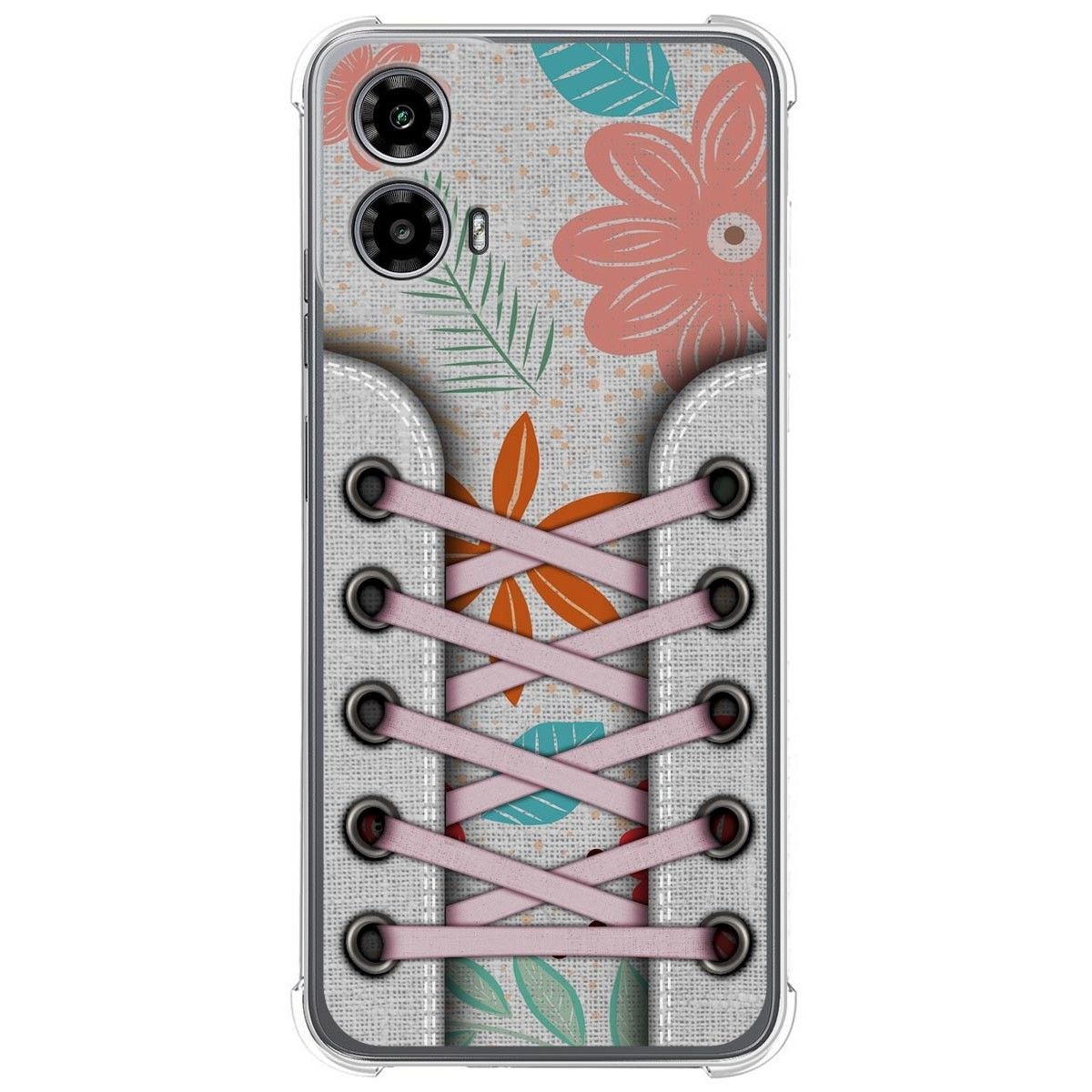 Funda Silicona Antigolpes para Motorola Moto G34 5G diseño Zapatillas 09 Dibujos