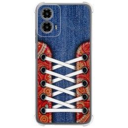 Funda Silicona Antigolpes para Motorola Moto G34 5G diseño Zapatillas 11 Dibujos