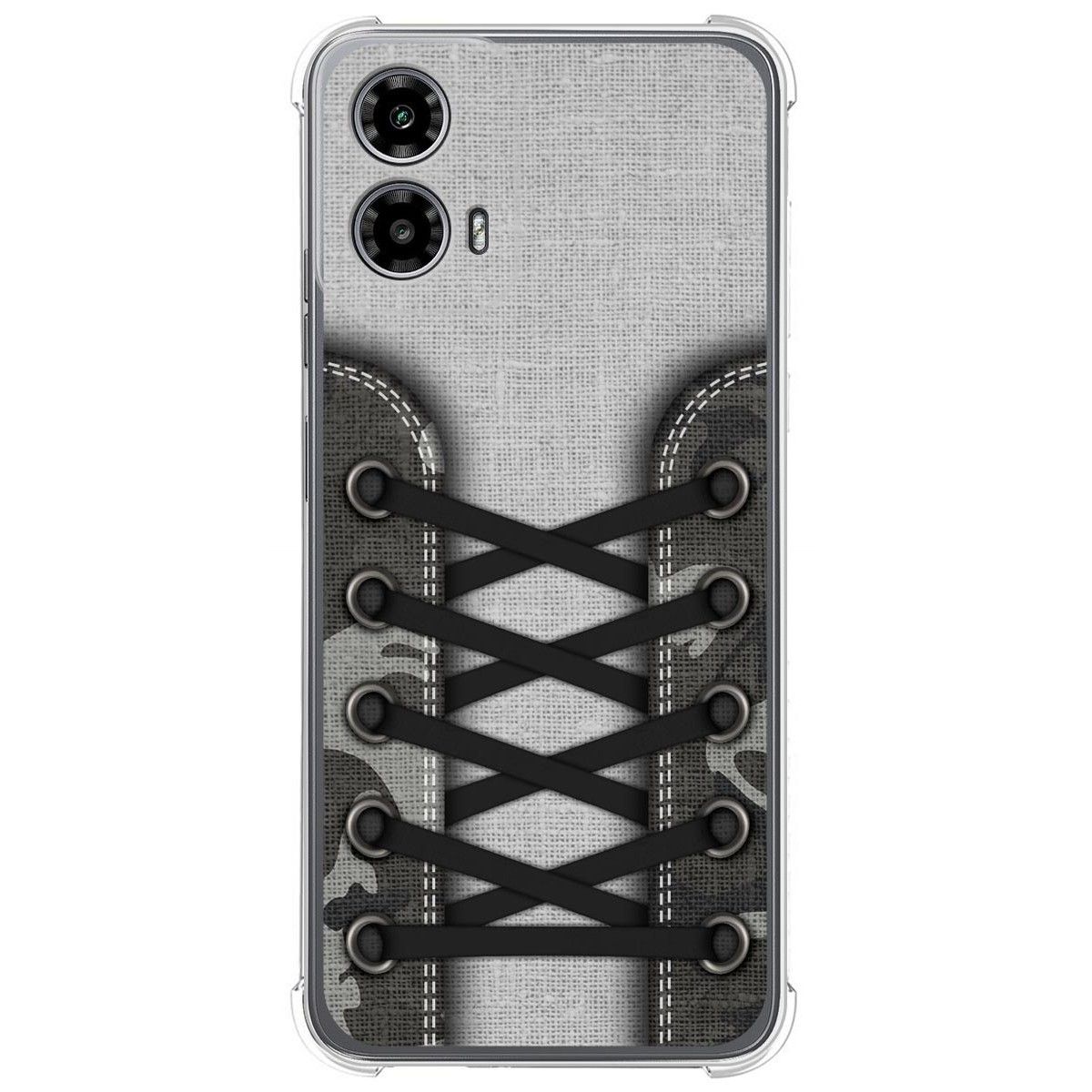 Funda Silicona Antigolpes para Motorola Moto G34 5G diseño Zapatillas 16 Dibujos