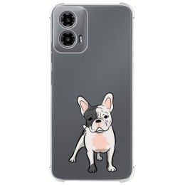 Funda Silicona Antigolpes para Motorola Moto G34 5G diseño Perros 06 Dibujos