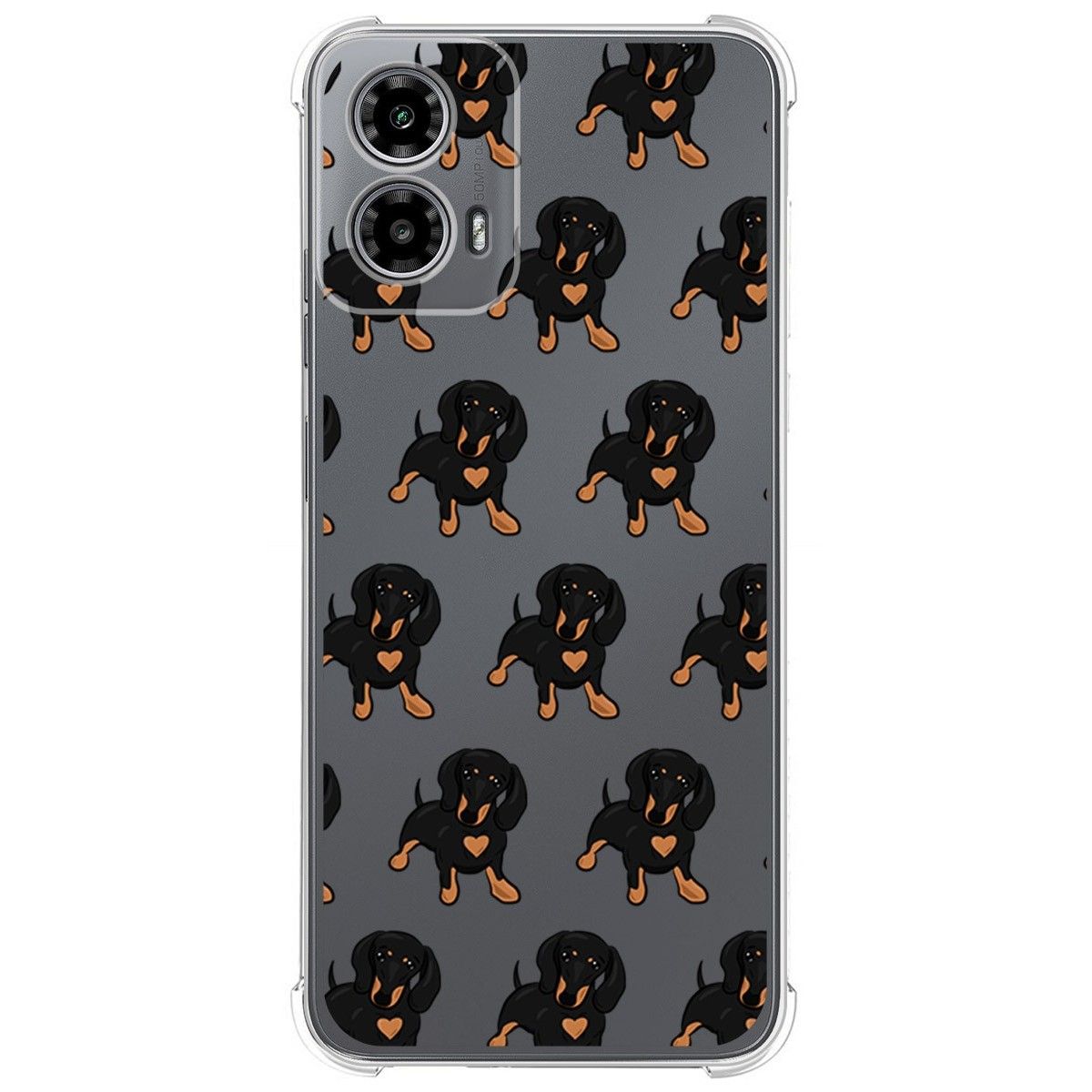 Funda Silicona Antigolpes para Motorola Moto G34 5G diseño Perros 10 Dibujos