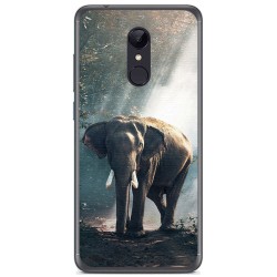 Funda Gel Tpu para Xiaomi Redmi 5 Plus Diseño Elefante Dibujos