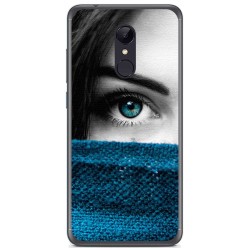 Funda Gel Tpu para Xiaomi Redmi 5 Plus Diseño Ojo Dibujos