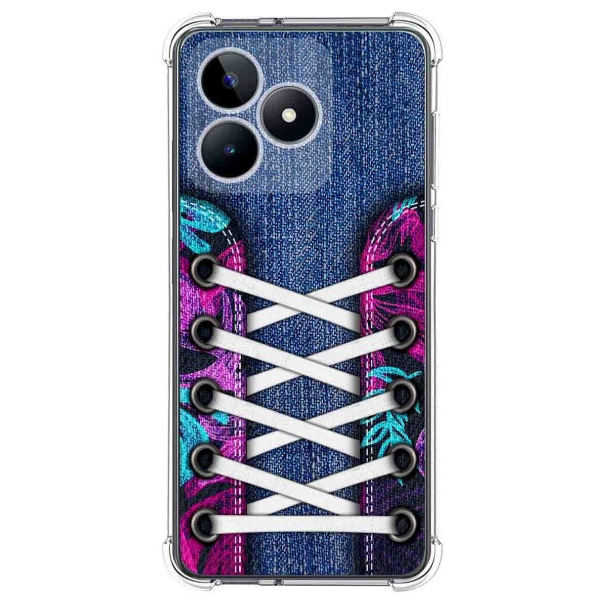 Funda Silicona Antigolpes para Realme C51 diseño Zapatillas 06 Dibujos