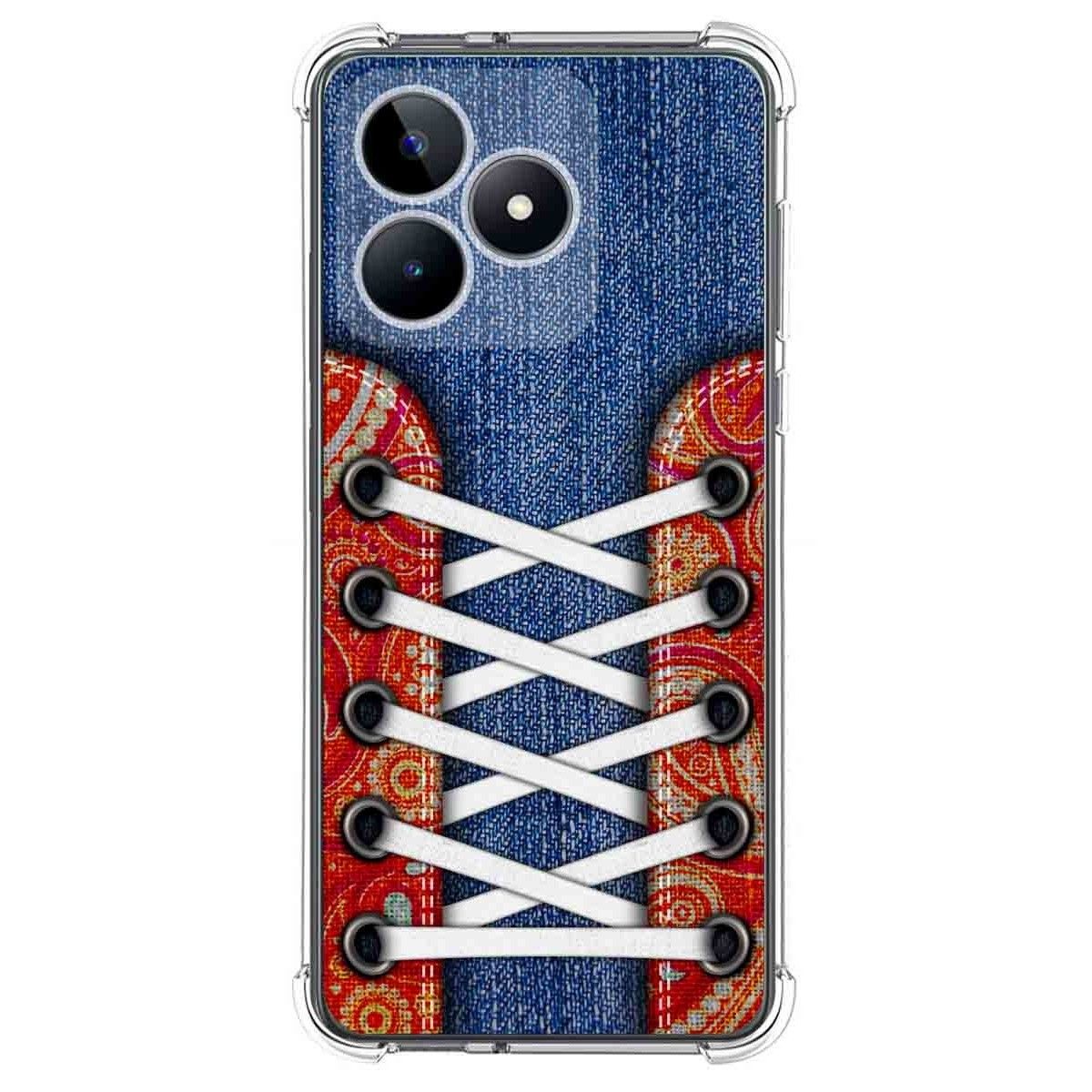 Funda Silicona Antigolpes para Realme C51 diseño Zapatillas 11 Dibujos