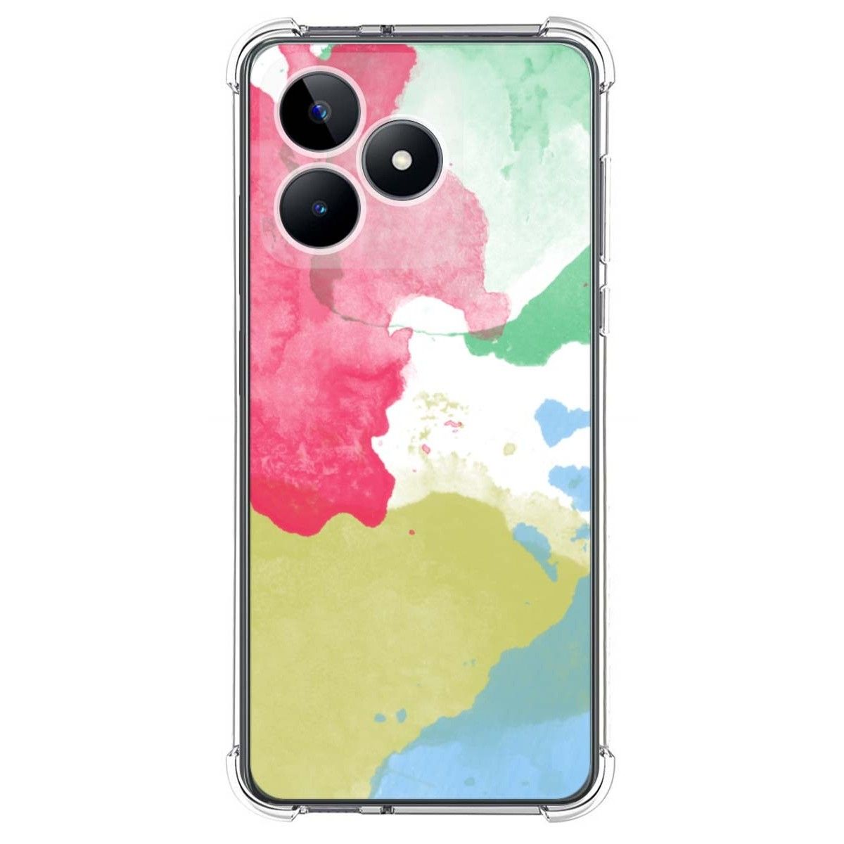 Funda Silicona Antigolpes para Realme C51 diseño Acuarela 02 Dibujos