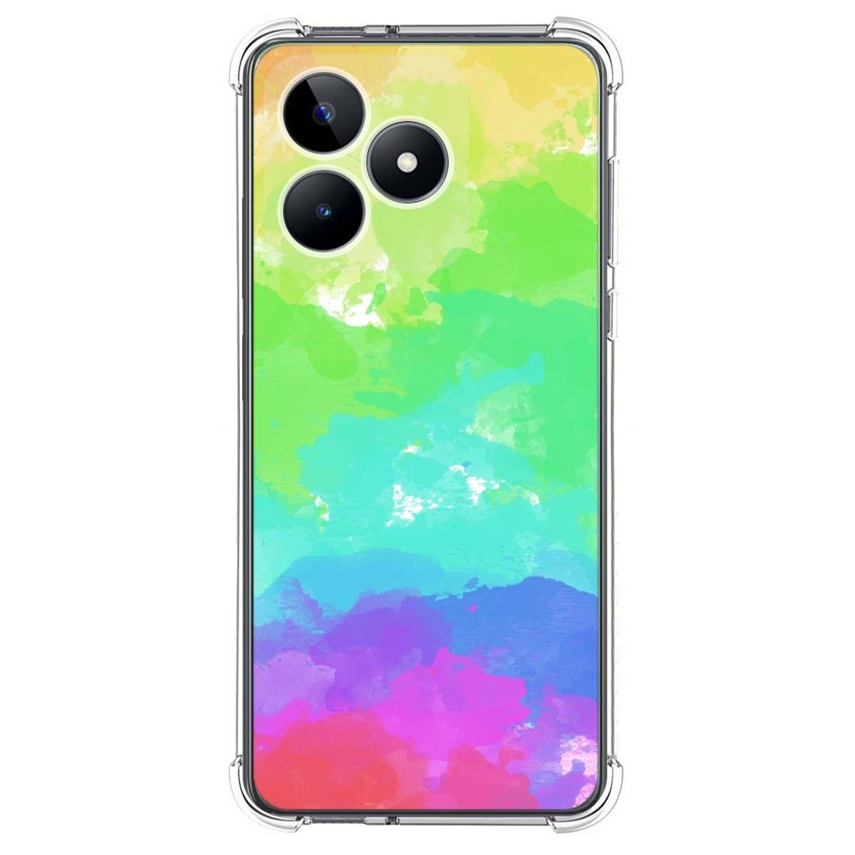 Funda Silicona Antigolpes para Realme C51 diseño Acuarela 03 Dibujos