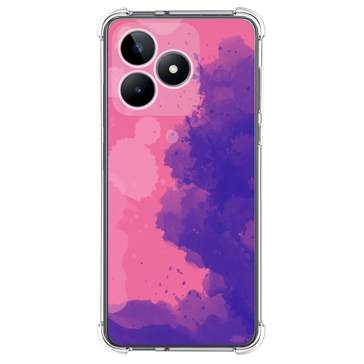 Funda Silicona Antigolpes para Realme C51 diseño Acuarela 07 Dibujos