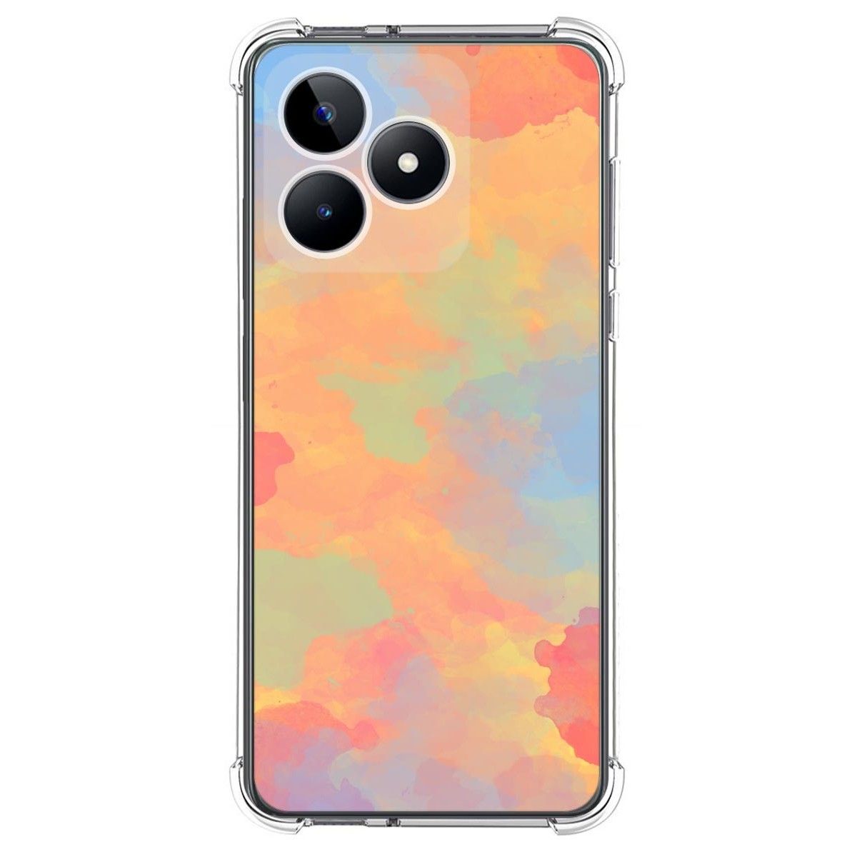 Funda Silicona Antigolpes para Realme C51 diseño Acuarela 08 Dibujos