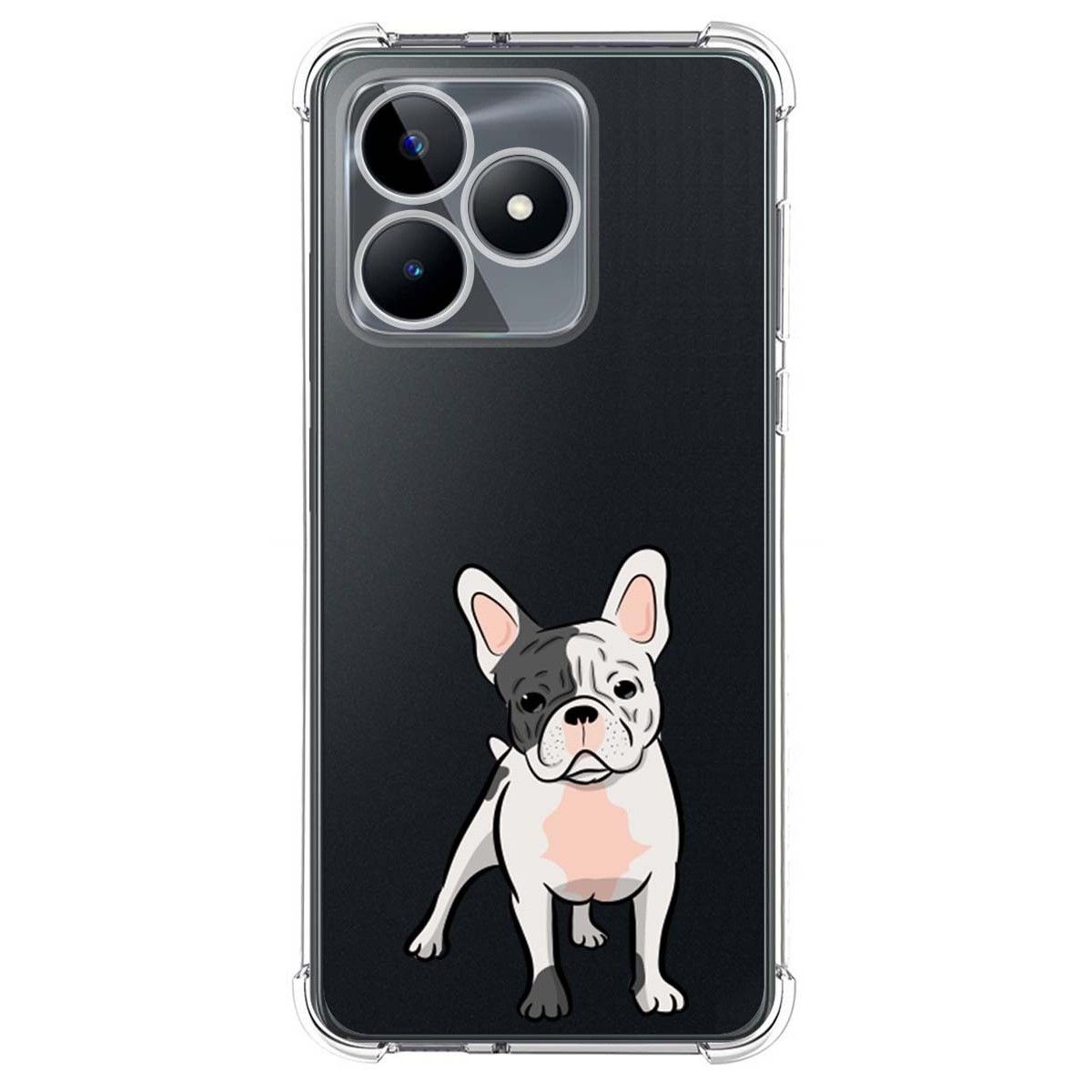 Funda Silicona Antigolpes para Realme C51 diseño Perros 06 Dibujos