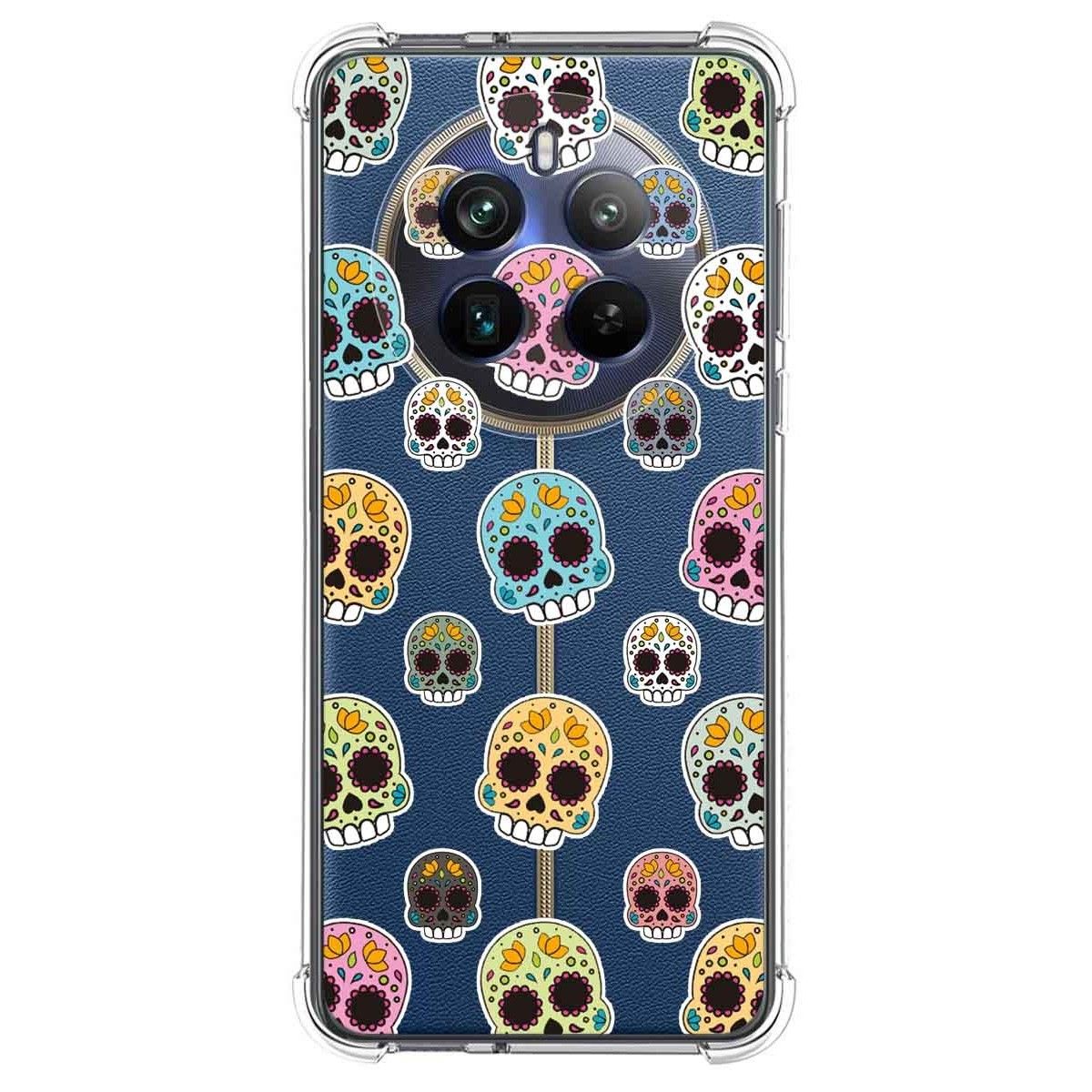 Funda Silicona Antigolpes para Realme 12 Pro 5G / 12 Pro Plus 5G diseño Catrina Dibujos