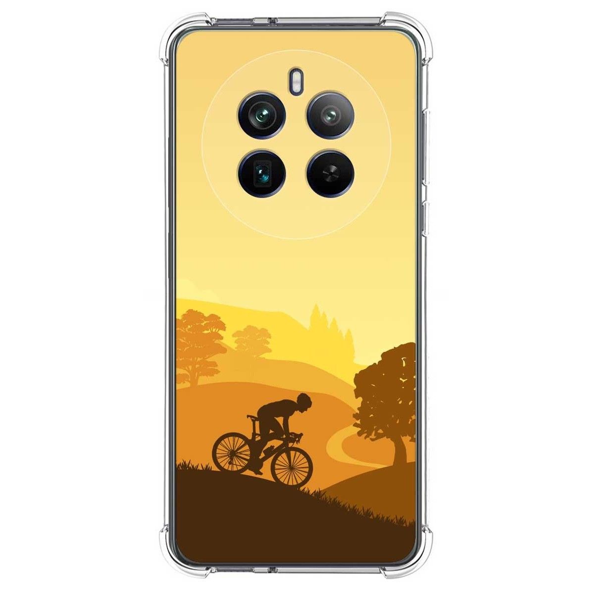 Funda Silicona Antigolpes para Realme 12 Pro 5G / 12 Pro Plus 5G diseño Ciclista Dibujos