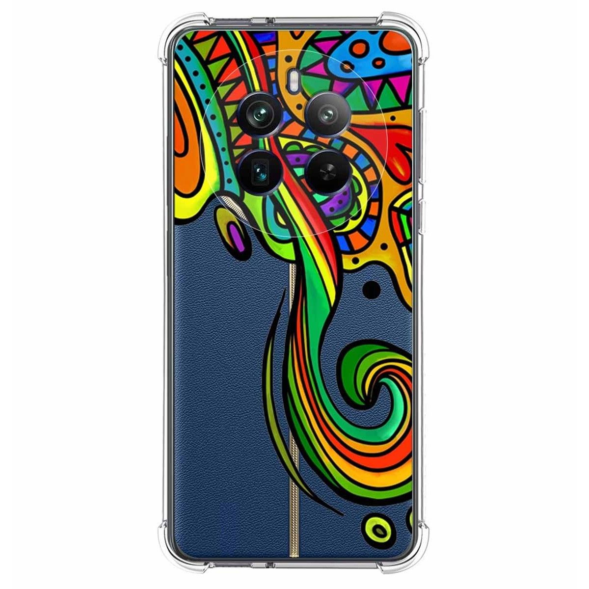 Funda Silicona Antigolpes para Realme 12 Pro 5G / 12 Pro Plus 5G diseño Colores Dibujos