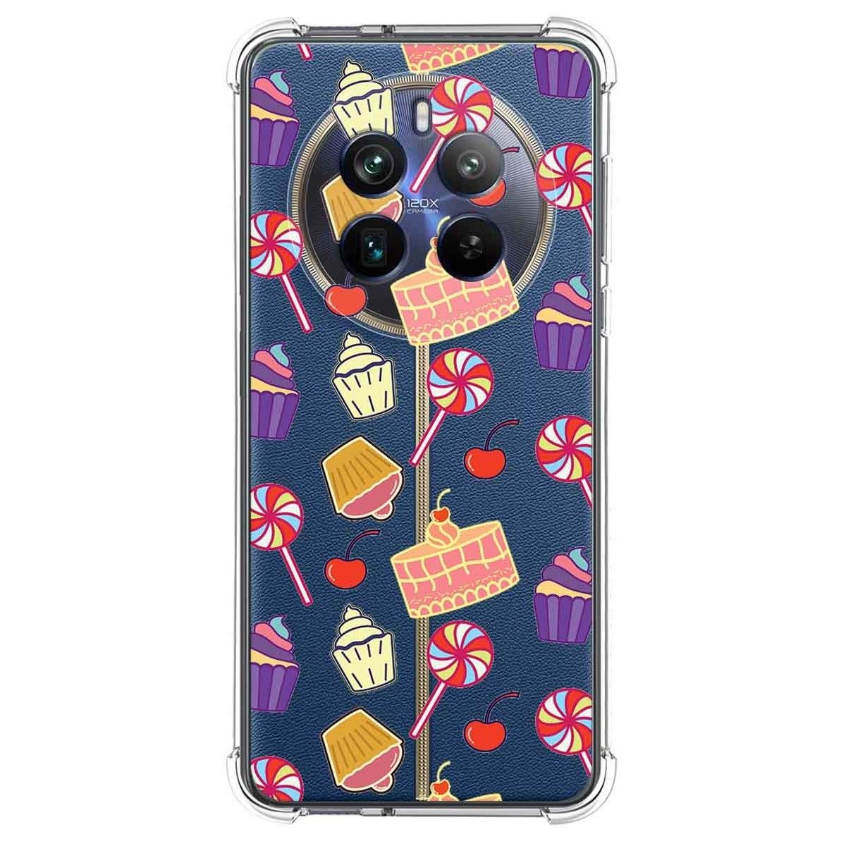 Funda Silicona Antigolpes para Realme 12 Pro 5G / 12 Pro Plus 5G diseño Dulces 01 Dibujos