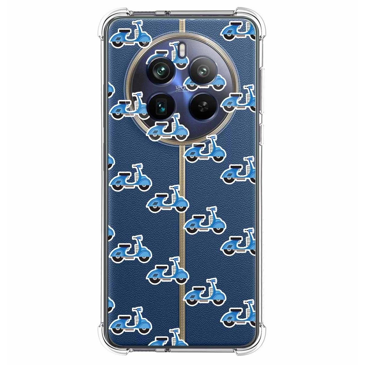 Funda Silicona Antigolpes para Realme 12 Pro 5G / 12 Pro Plus 5G diseño Scooter Dibujos