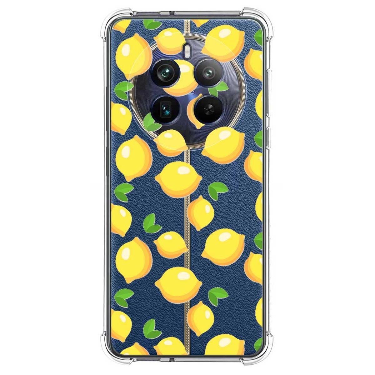 Funda Silicona Antigolpes para Realme 12 Pro 5G / 12 Pro Plus 5G diseño Limones Dibujos