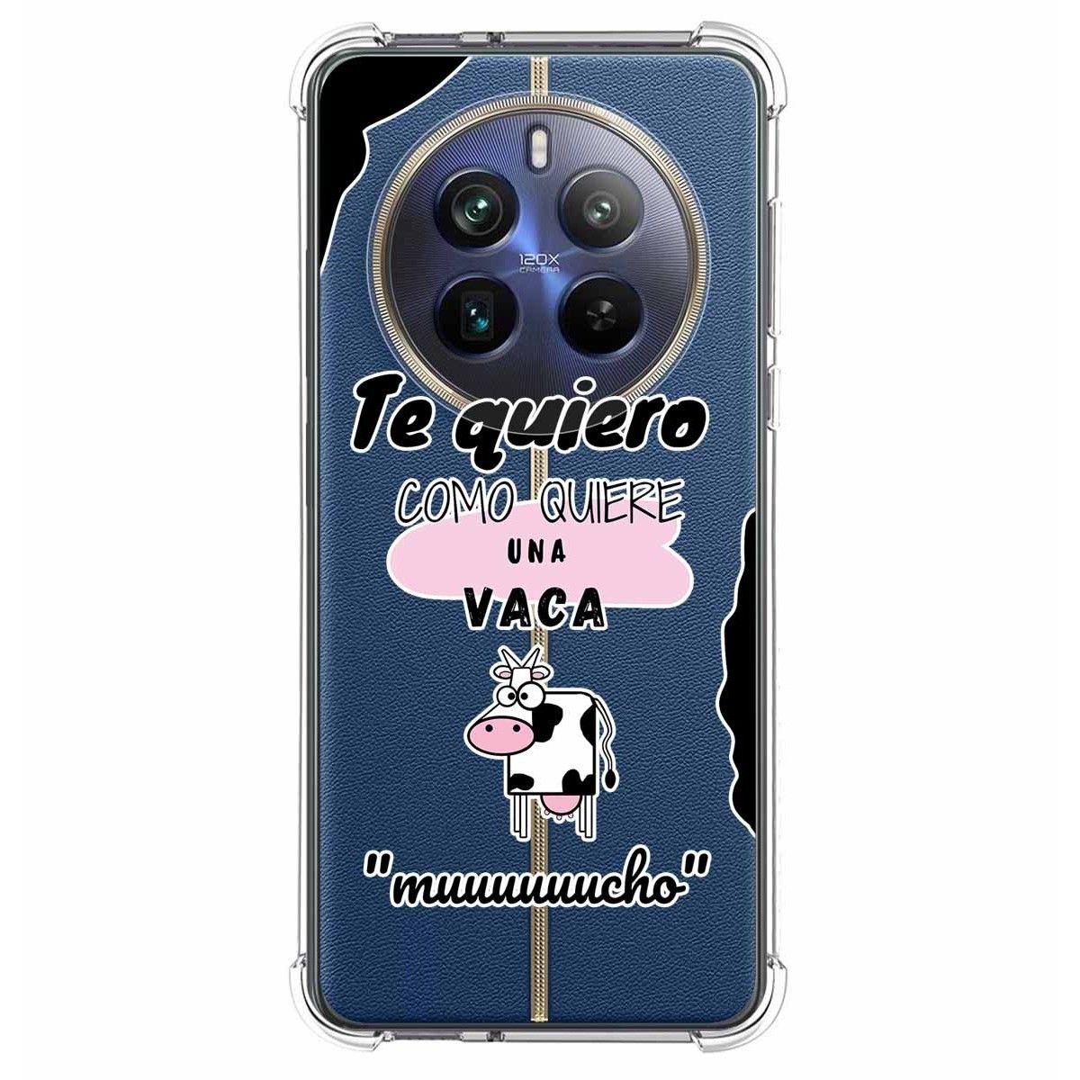 Funda Silicona Antigolpes para Realme 12 Pro 5G / 12 Pro Plus 5G diseño Vaca Dibujos