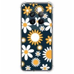 Funda Silicona Antigolpes para Realme 12 Pro 5G / 12 Pro Plus 5G diseño Flores 08 Dibujos