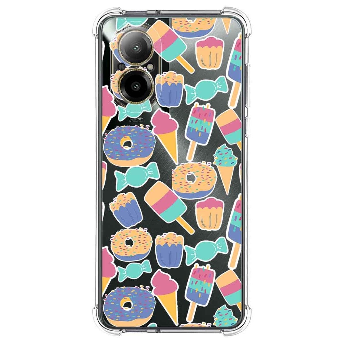 Funda Silicona Antigolpes para Realme C67 4G diseño Dulces 02 Dibujos