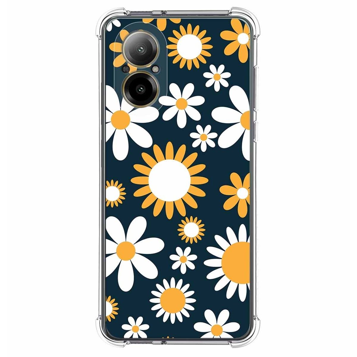 Funda Silicona Antigolpes para Realme C67 4G diseño Flores 08 Dibujos