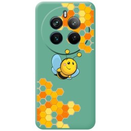 Funda Silicona Líquida Verde para Realme 12 Pro 5G / 12 Pro Plus 5G diseño Abeja Dibujos