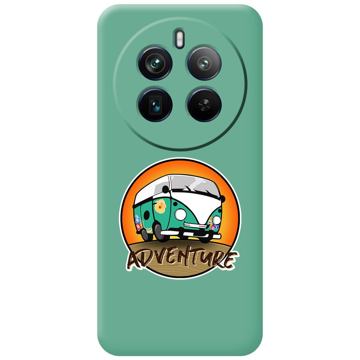 Funda Silicona Líquida Verde para Realme 12 Pro 5G / 12 Pro Plus 5G diseño Adventure Dibujos