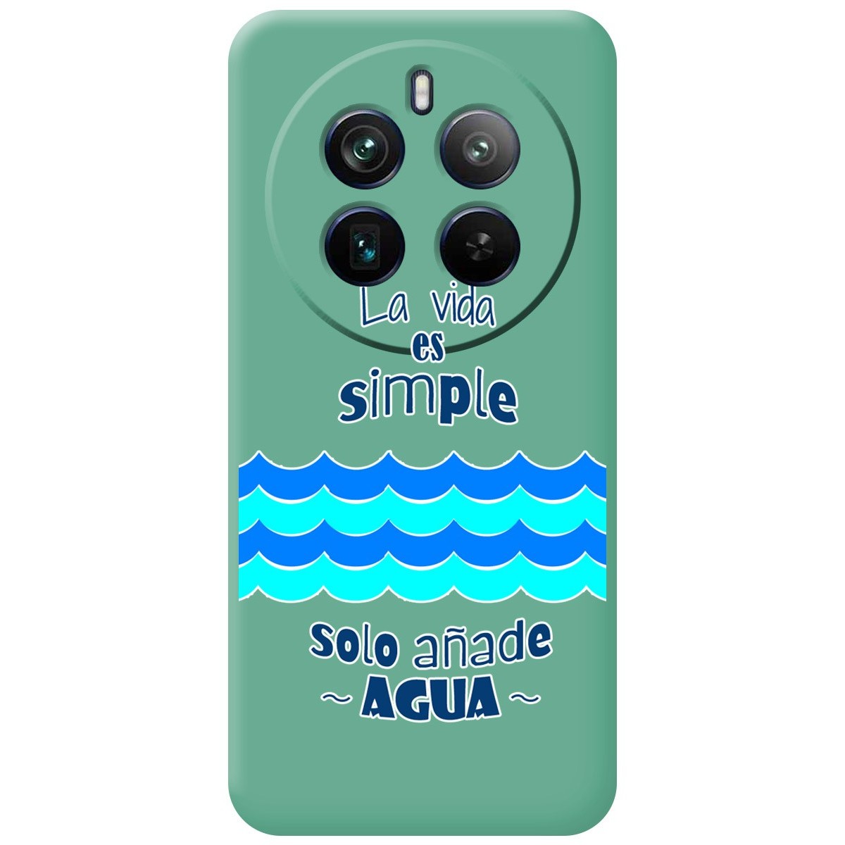 Funda Silicona Líquida Verde para Realme 12 Pro 5G / 12 Pro Plus 5G diseño Agua Dibujos