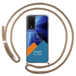 Personaliza tu Funda Colgante Transparente para TCL 505 con Cordon Camel Dibujo Personalizada