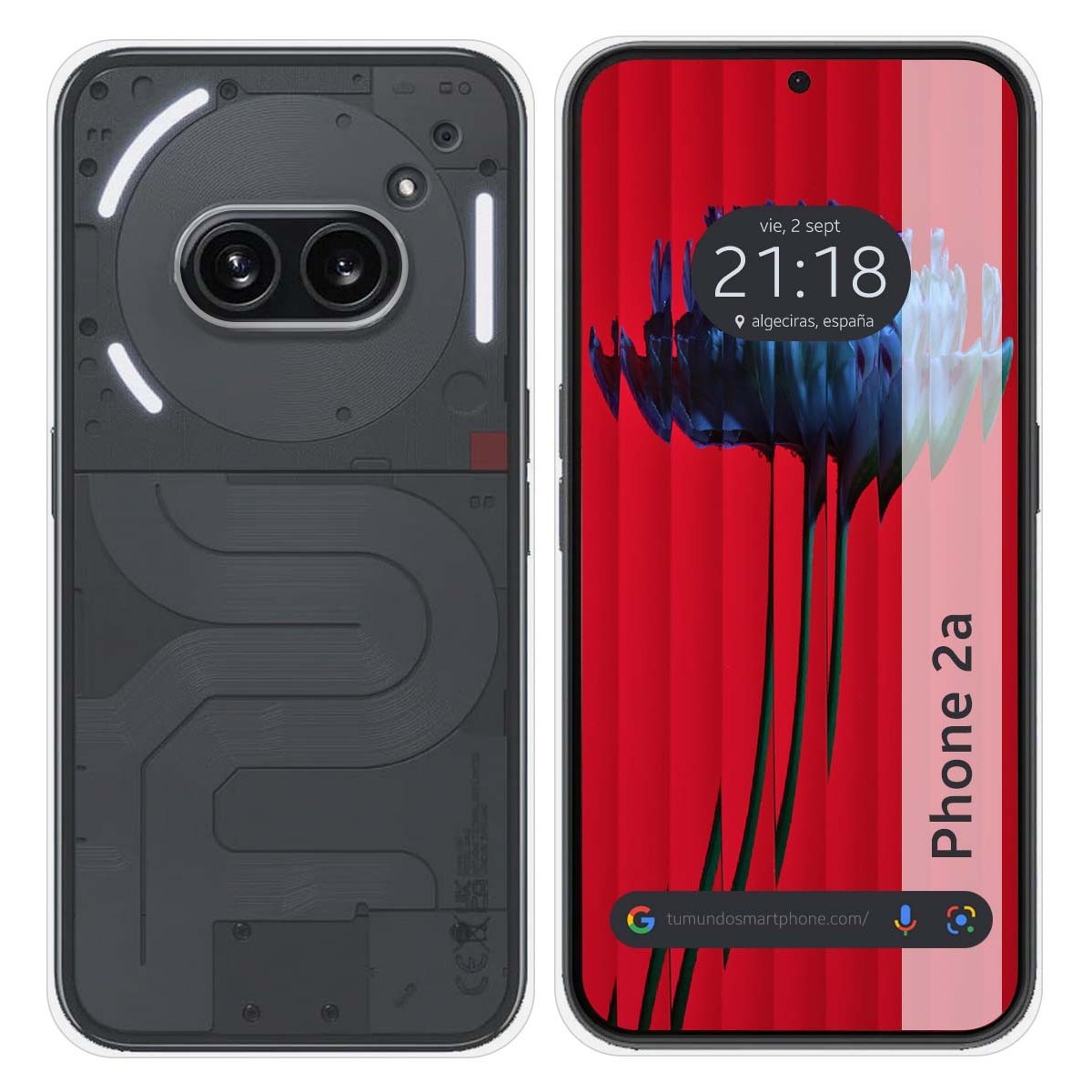 Funda Silicona Gel TPU Transparente para Nothing Phone 2a 5G