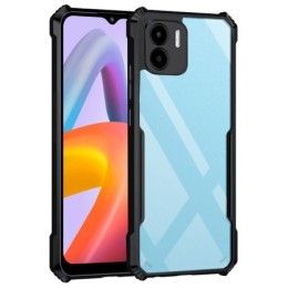 Funda Transparente Reforzada con Borde Negro para Xiaomi Redmi A2