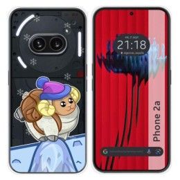 Funda Silicona Transparente para Nothing Phone 2a 5G diseño Cabra Dibujos