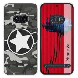 Funda Silicona para Nothing Phone 2a 5G diseño Camuflaje 02 Dibujos