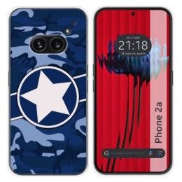 Funda Silicona para Nothing Phone 2a 5G diseño Camuflaje 03 Dibujos