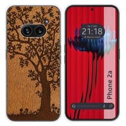 Funda Silicona para Nothing Phone 2a 5G diseño Cuero 03 Dibujos