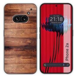 Funda Silicona para Nothing Phone 2a 5G diseño Madera 02 Dibujos