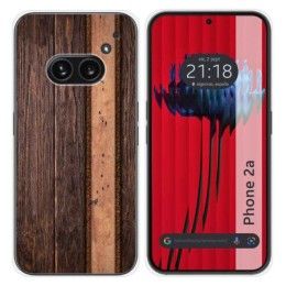 Funda Silicona para Nothing Phone 2a 5G diseño Madera 05 Dibujos