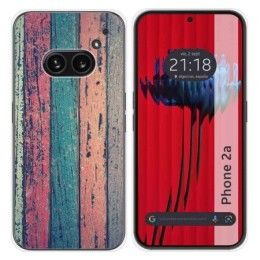 Funda Silicona para Nothing Phone 2a 5G diseño Madera 10 Dibujos