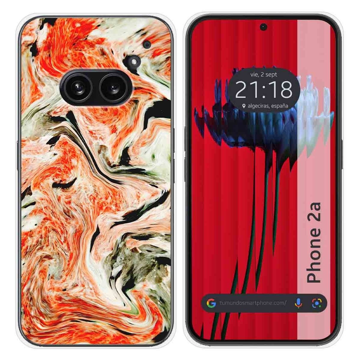 Funda Silicona para Nothing Phone 2a 5G diseño Mármol 12 Dibujos