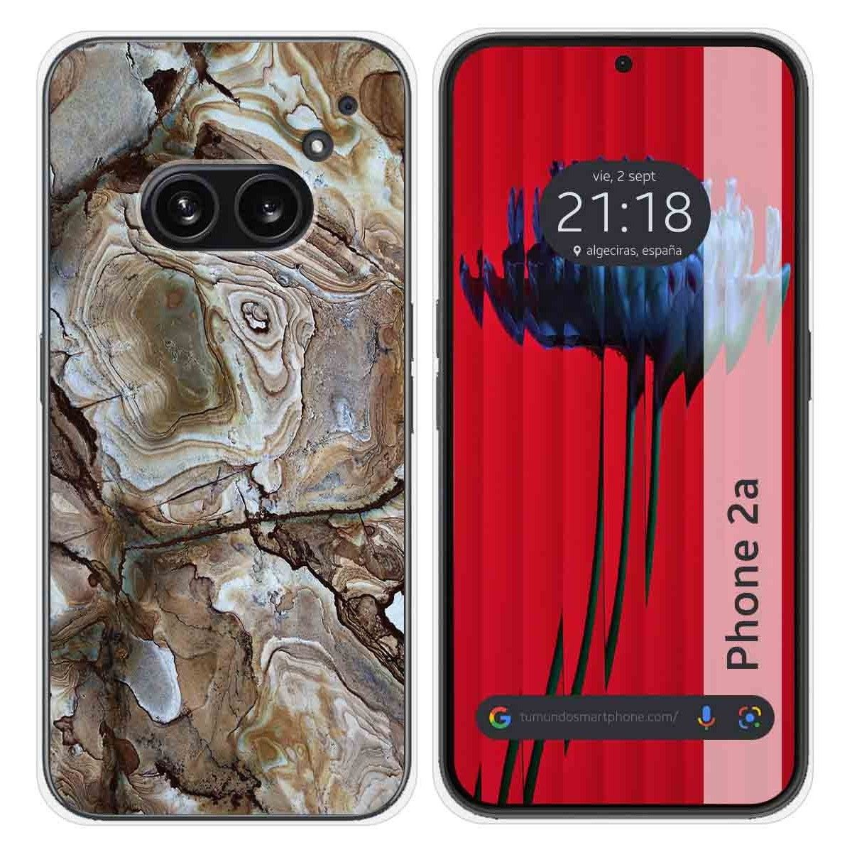 Funda Silicona para Nothing Phone 2a 5G diseño Mármol 14 Dibujos