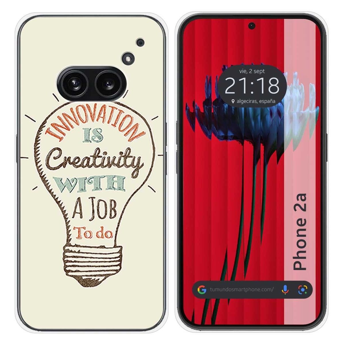 Funda Silicona para Nothing Phone 2a 5G diseño Creativity Dibujos