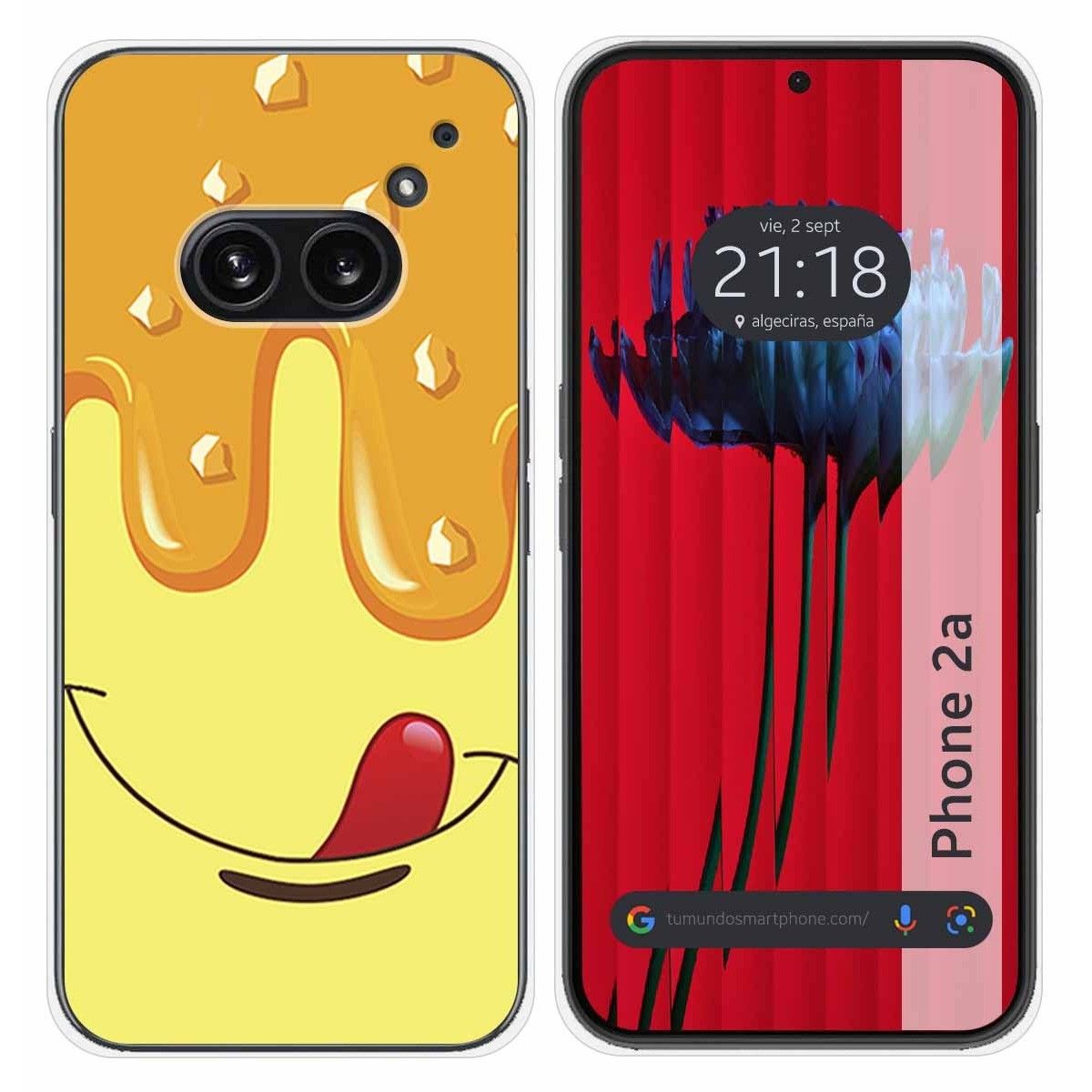 Funda Silicona para Nothing Phone 2a 5G diseño Helado Vainilla Dibujos