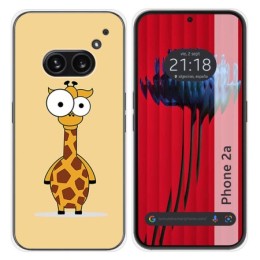 Funda Silicona para Nothing Phone 2a 5G diseño Jirafa Dibujos