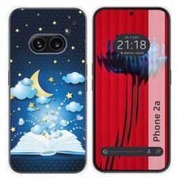 Funda Silicona para Nothing Phone 2a 5G diseño Libro Cuentos Dibujos