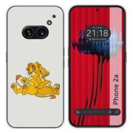 Funda Silicona para Nothing Phone 2a 5G diseño Leones Dibujos