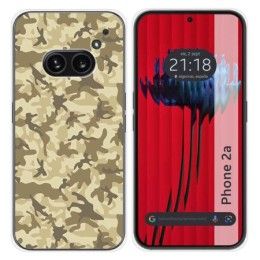 Funda Silicona para Nothing Phone 2a 5G diseño Sand Camuflaje Dibujos