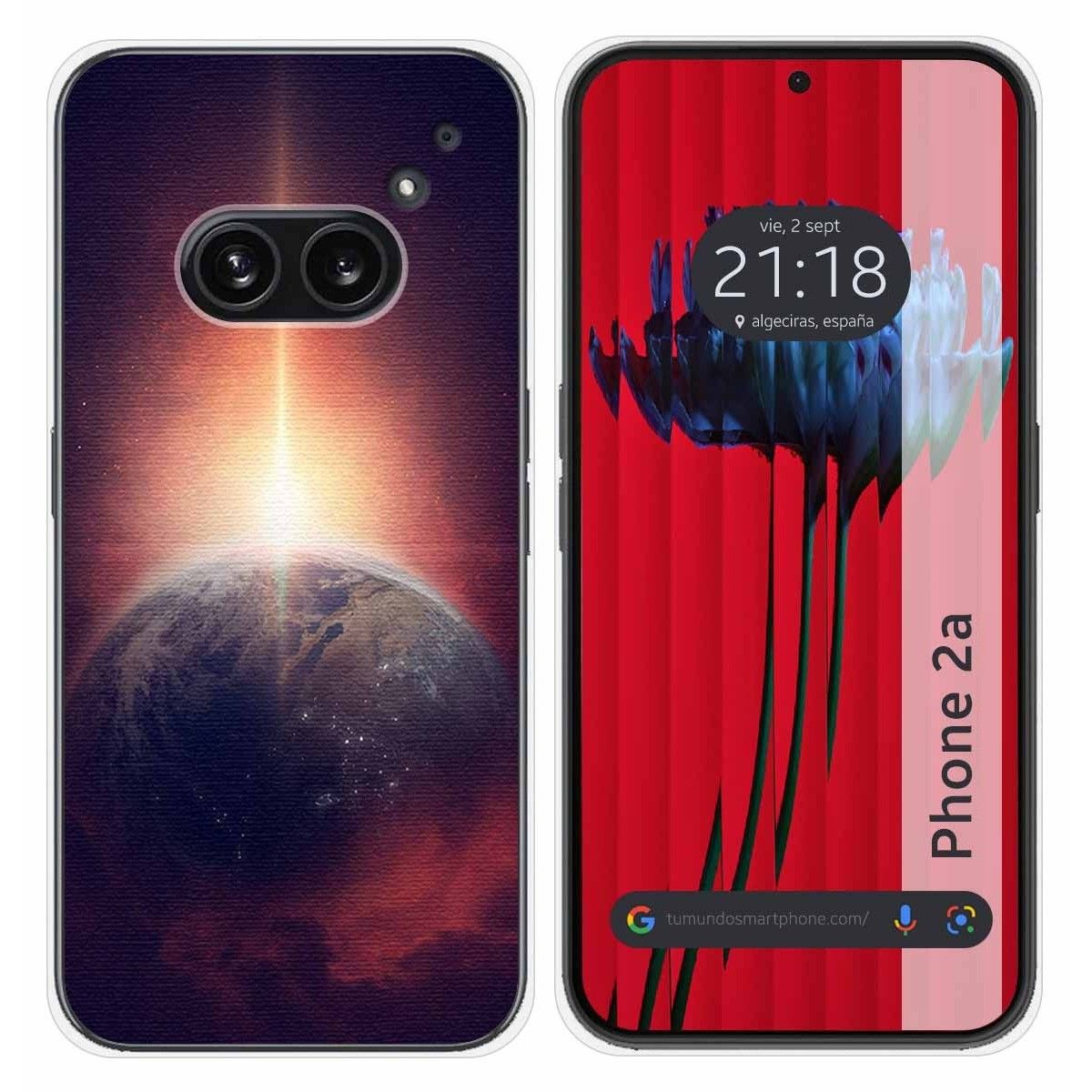 Funda Silicona para Nothing Phone 2a 5G diseño Tierra Dibujos