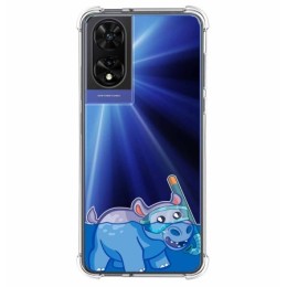 Funda Silicona Transparente para TCL 505 diseño Hipo Dibujos