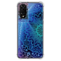 Funda Silicona Transparente para TCL 505 diseño Mandala Dibujos