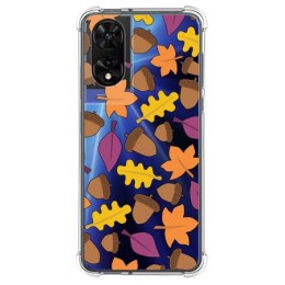 Funda Silicona Transparente para TCL 505 diseño Otoño Dibujos