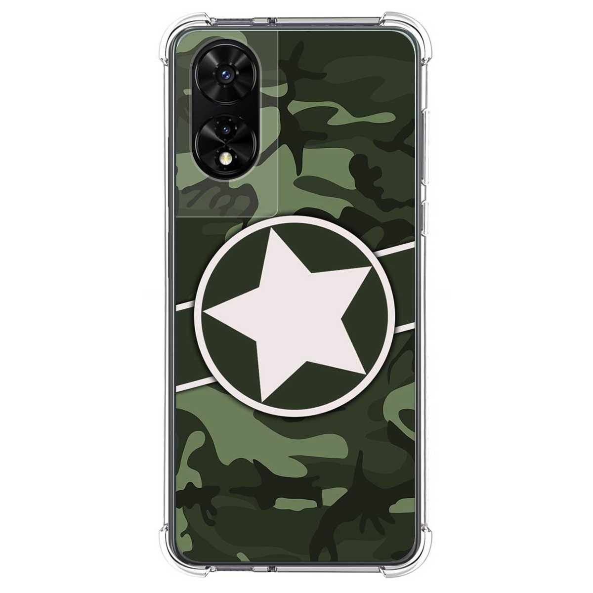 Funda Silicona para TCL 505 diseño Camuflaje 01 Dibujos